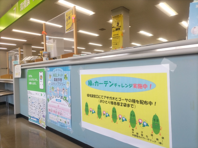 環境課窓口でのポスターによる啓発(配布状況)
