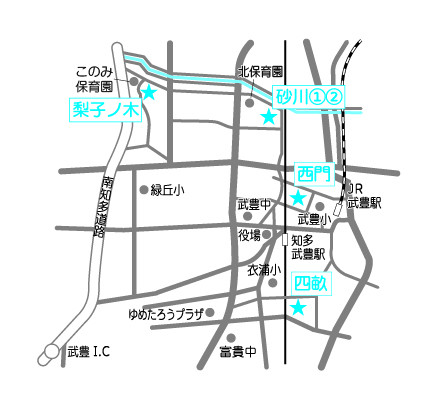 地図:武豊町民小菜園